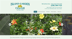 Desktop Screenshot of marcoislandgardencenter.com